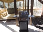 Propane Grill off the Lower Deck in the Hot Tub area